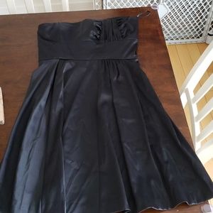 Beautiful Silky + Strapless Cocktail Dress!